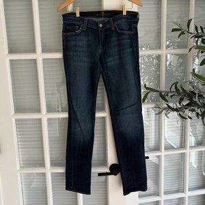 7 for all Mankind Mid-Rise Straight Jeans
